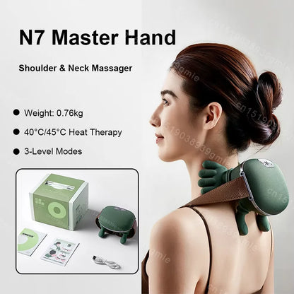 Finger-Press Heat Massager